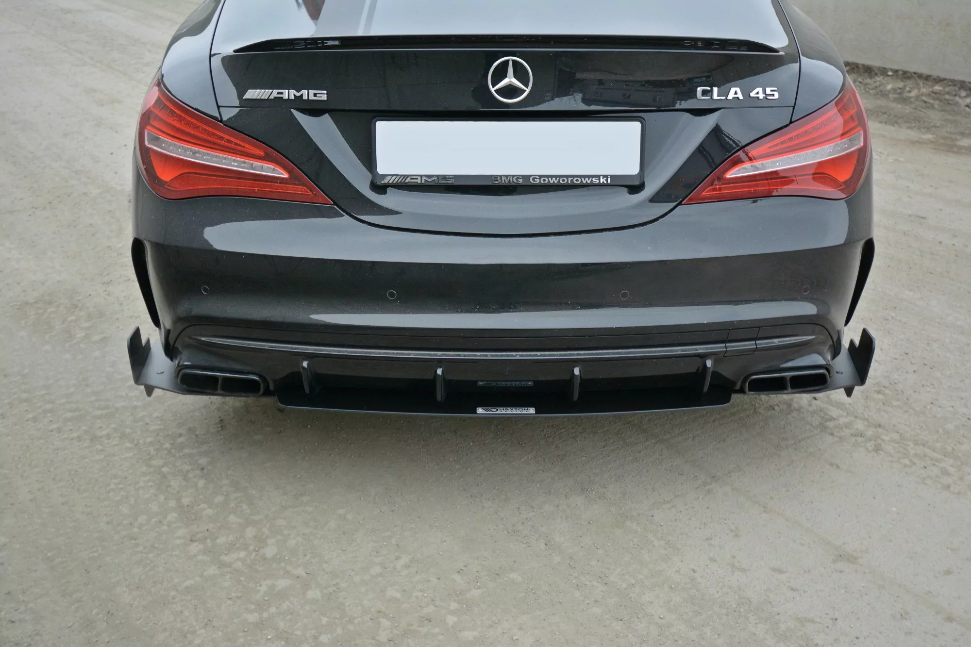 SPORT Heck Ansatz Flaps Diffusor Passend Für Passend Für Mercedes CLA A45 AMG C117 FL