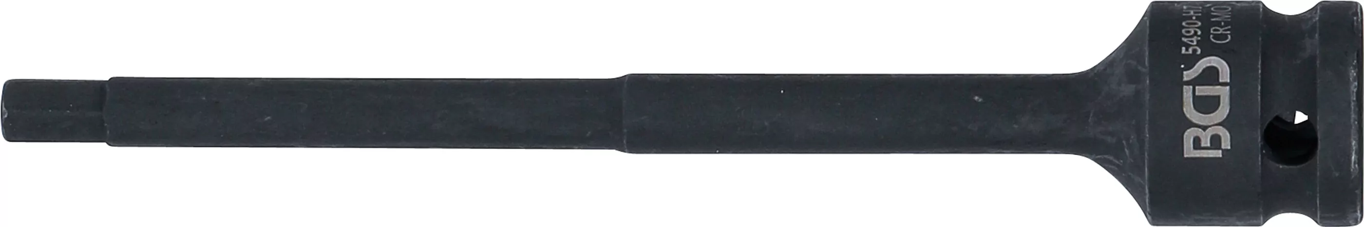 Kraft-Bit-Einsatz | Länge 150 mm | Antrieb Innenvierkant 12,5 mm (1/2") | Innensechskant 7 mm