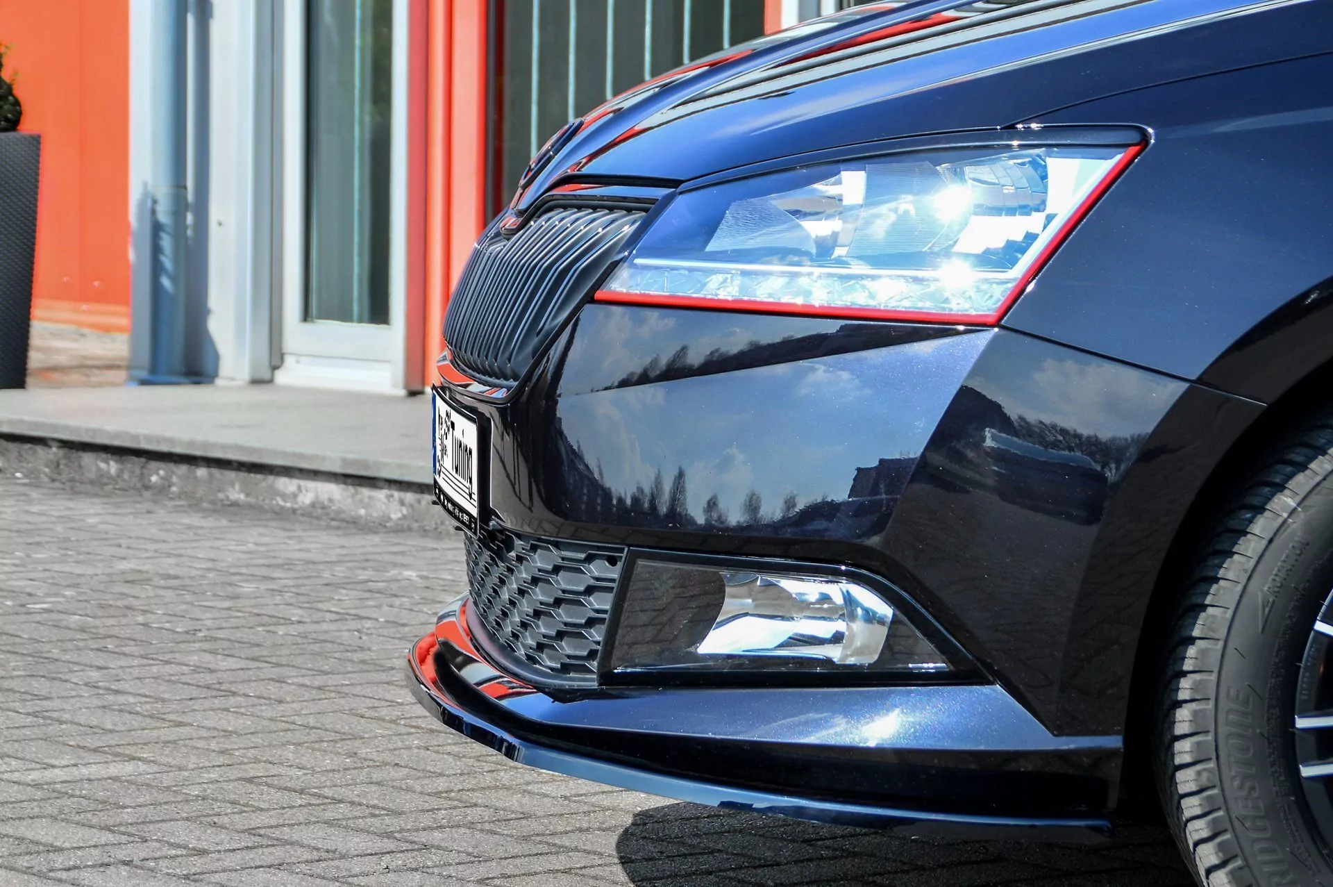 Cup Frontspoilerlippe für Skoda Fabia 3 NJ Facelift ab 2017-