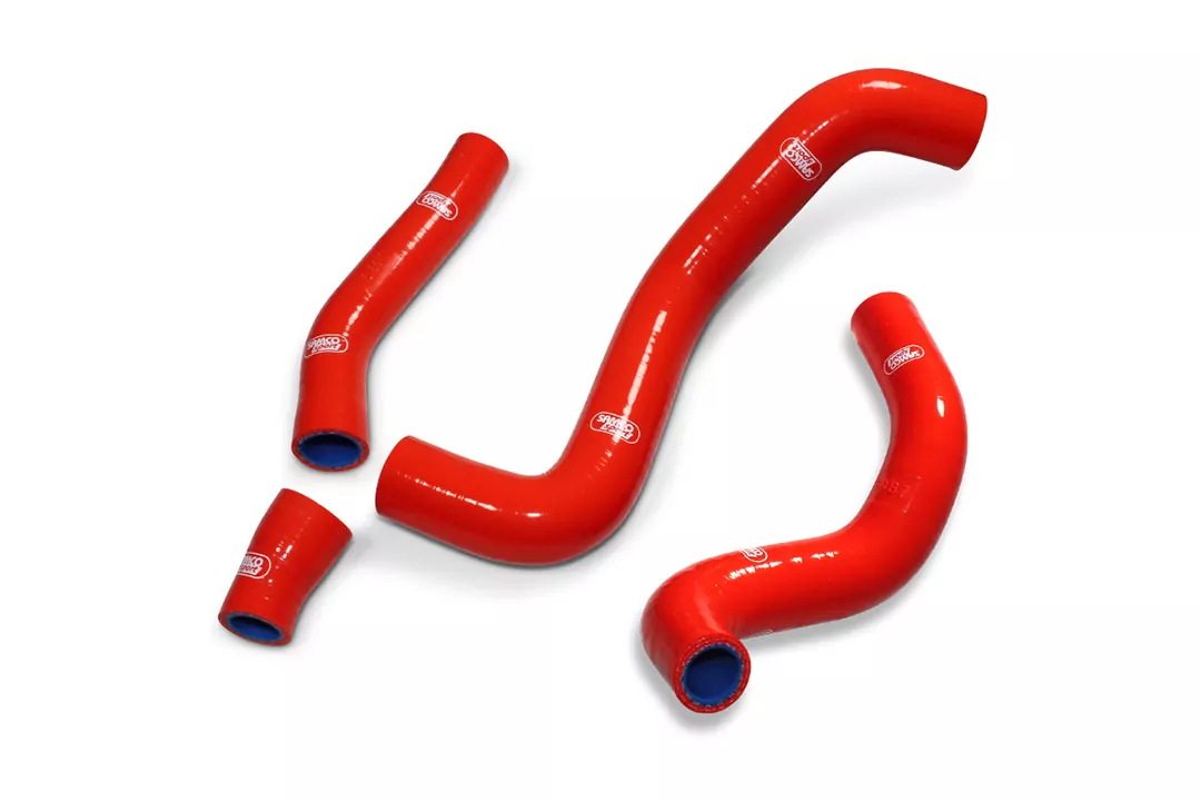 SAMCO SPORT Siliconschlauch Kit OEM Design rot für KTM 350 SX-F 350 XC-F Gas Gas MC 350F Husqvarna FC 350 FX 350 Modelljahr 2019-2023