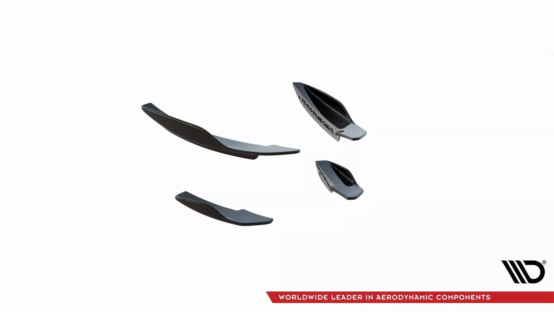StoĂźstangenflĂĽgel Vorne (Canards) V.2 Ford Fiesta Mk8 ST / ST-Line