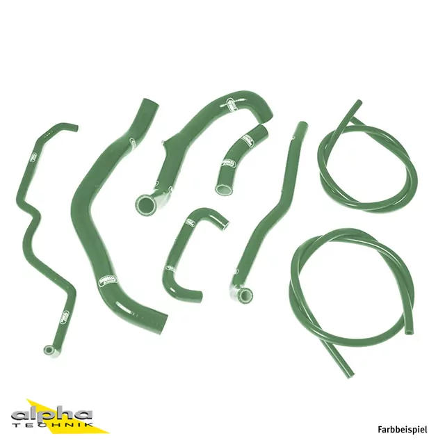 SAMCO SPORT Siliconschlauch Kit B.R. green für Triumph Street Triple R Modelljahr 2008-2012