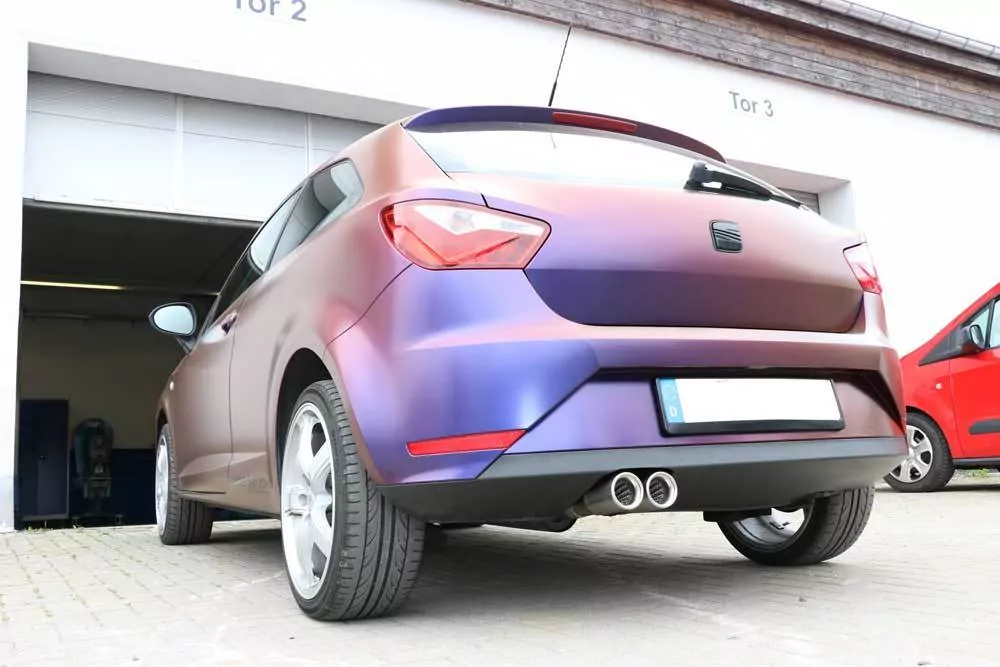 BMW F20/F21 - M140i Endschalldämpfer quer Ausgang rechts/links - 1x100 Typ 25 rechts/links Schwarz