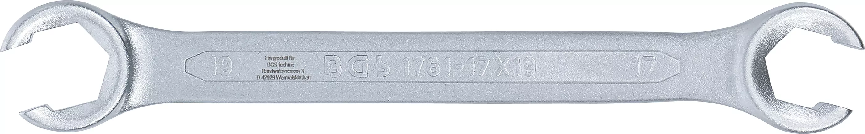 Offener Doppel-Ringschlüssel | SW 17 x 19 mm