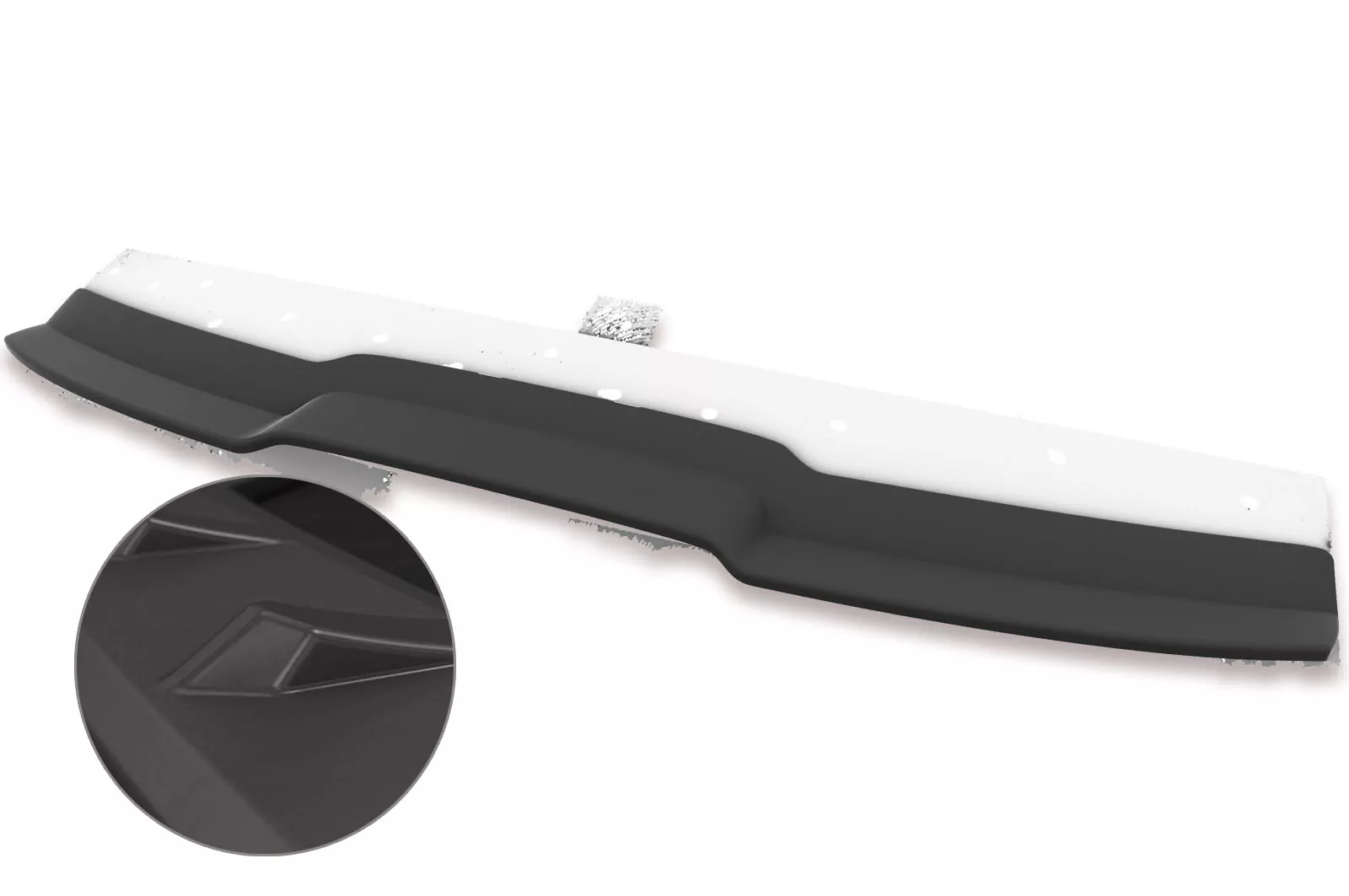 Heckflügel mit ABE für Audi A3 8PA Lackierfreundlich (schwarz matt)