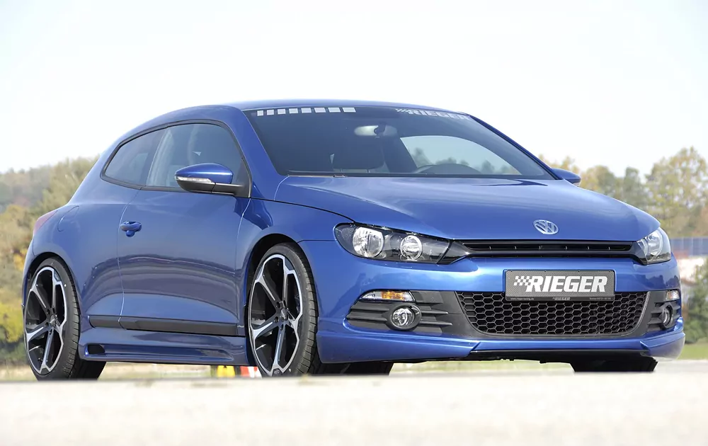 Rieger Spoilerlippe für VW Scirocco 3 (13) - 2-tür. 08.08-04.14 (bis Facelift) carbon optik