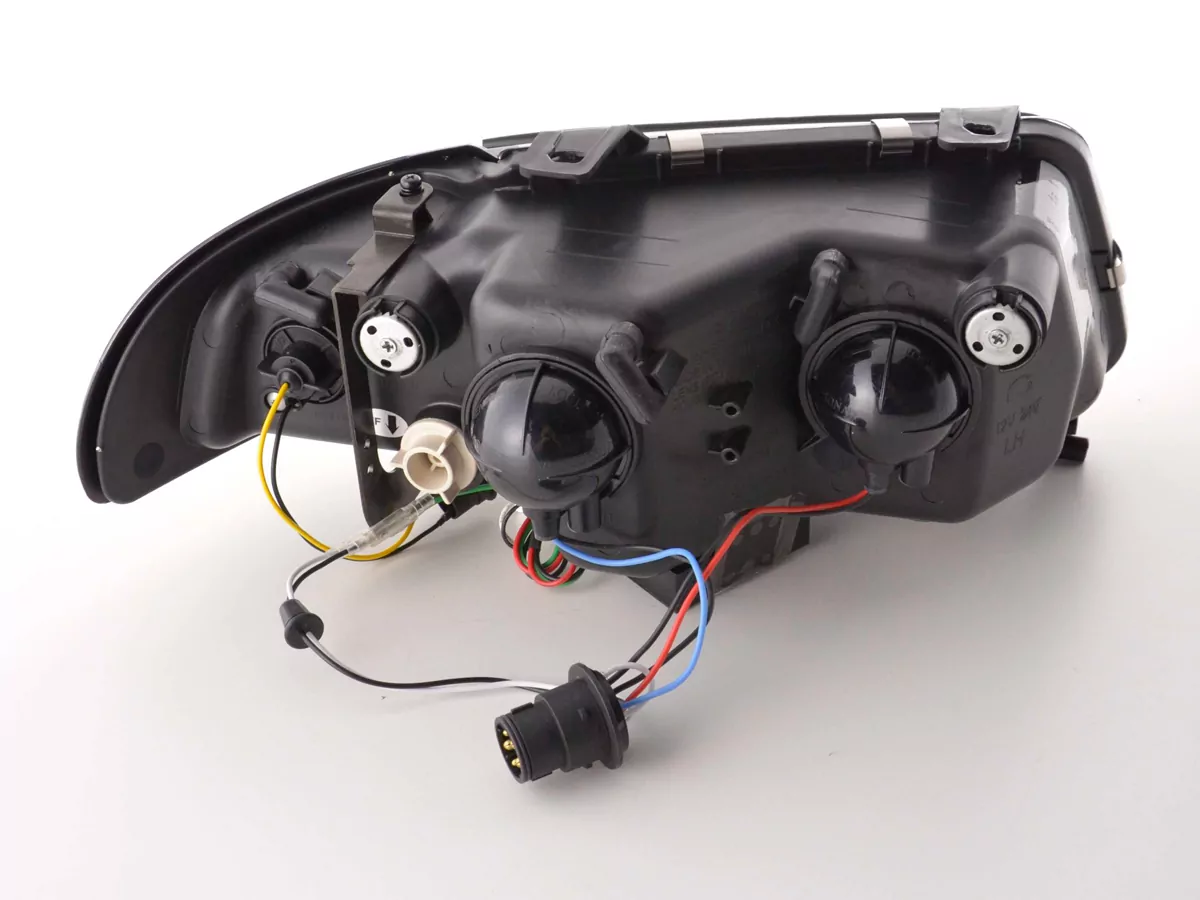 Scheinwerfer Set Daylight LED Tagfahrlicht Audi A4 B5 8D Bj. 94-99 schwarz