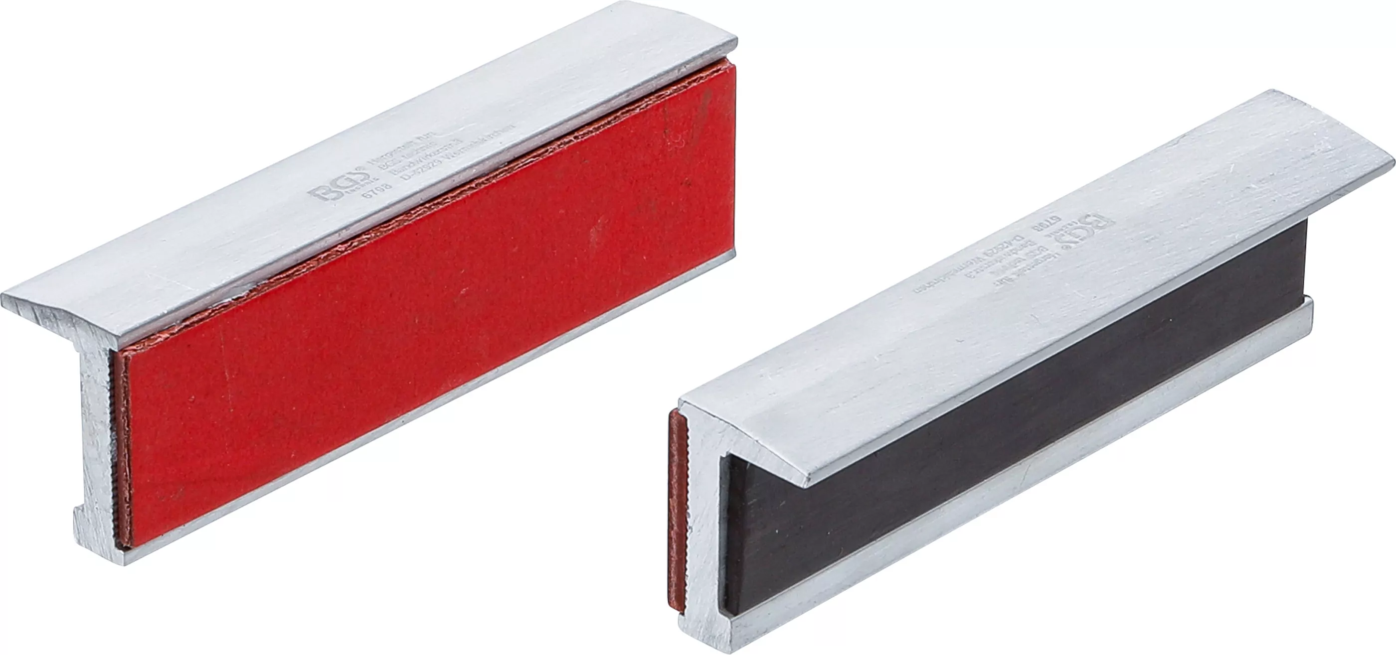 Schraubstock-Schutzbacken | Aluminium | Breite 100 mm | 2-tlg.