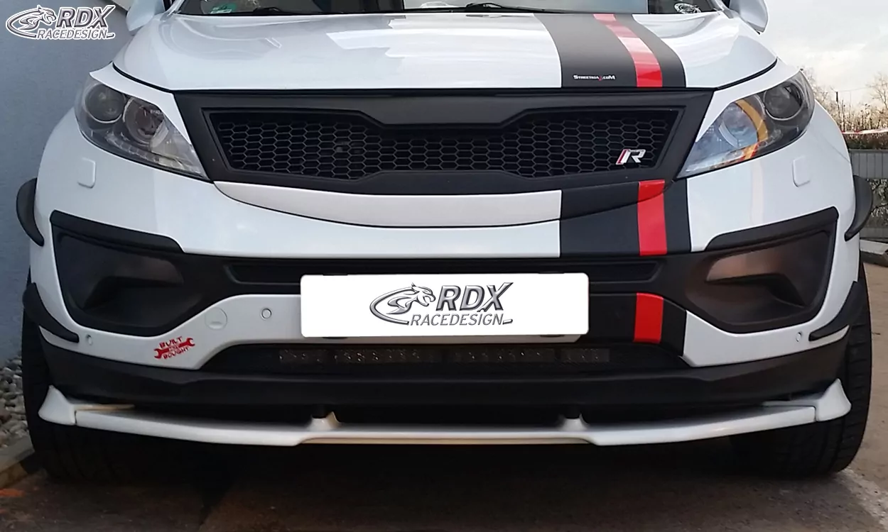 RDX Frontspoiler VARIO-X für KIA Sportage (SL) Frontlippe Front Ansatz Vorne Spoilerlippe