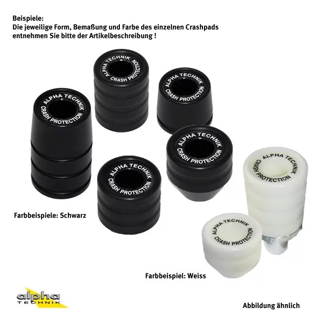 alpha Technik Crash Protector einzeln 2008- 50x45 mm schwarz
