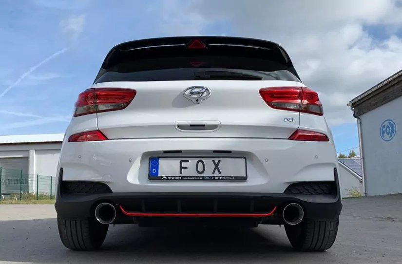 Hyundai i30N Performance + Fastback  Endrohre passend auf den originalen Endschalldämpfer - 1x114 Typ 25 rechts/links