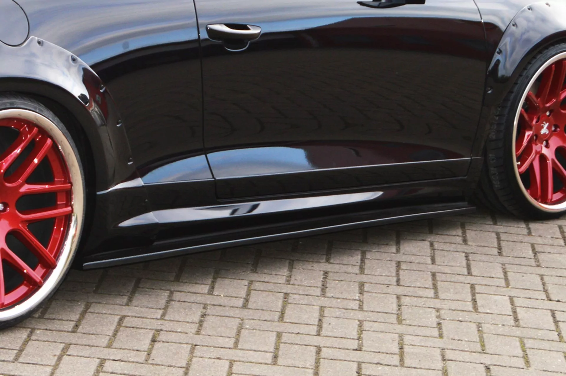 Seitenschweller im Cup Look für VW Scirocco R 3 13