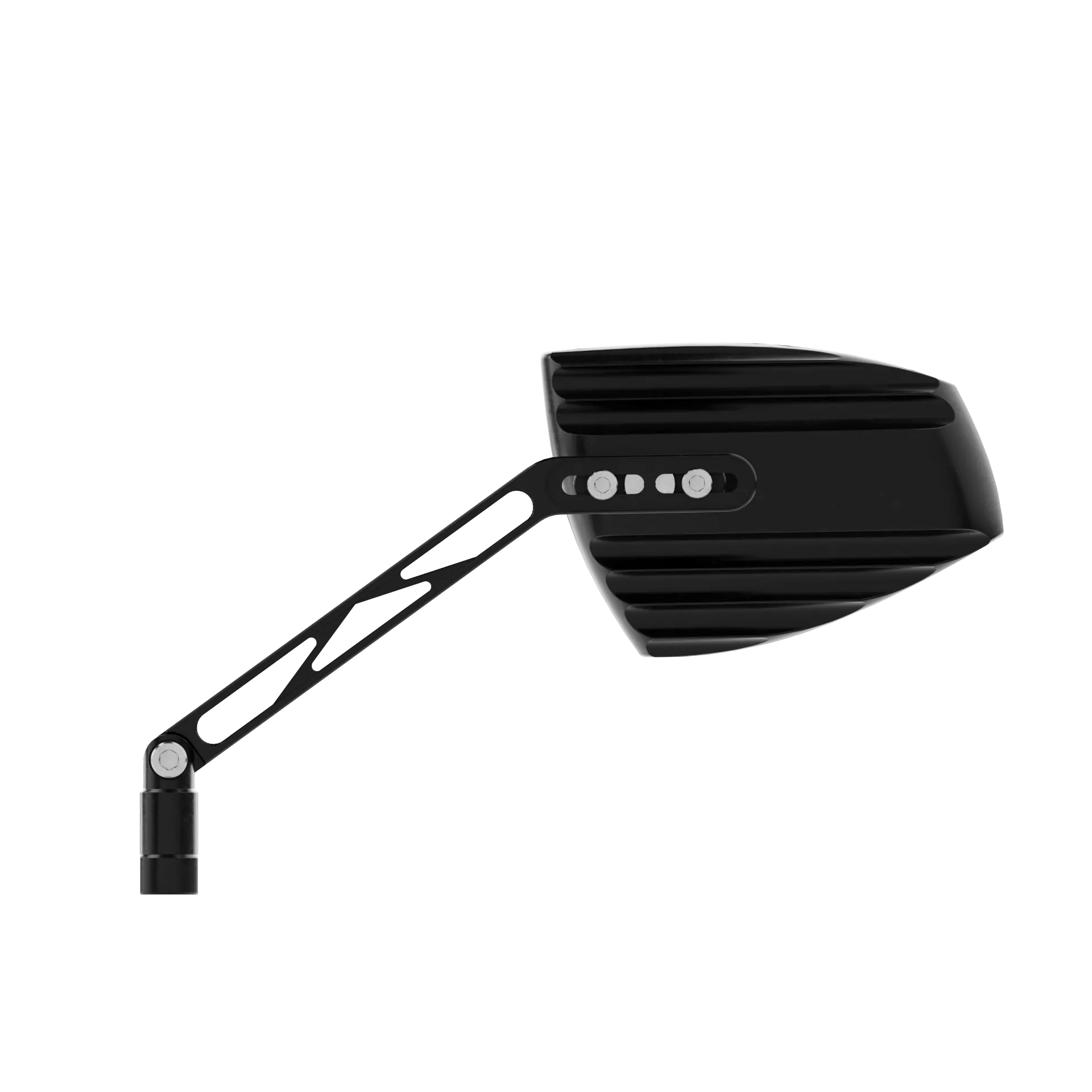 HIGHSIDER pro Handlebar Mirror Wave Black/Black (Pair)