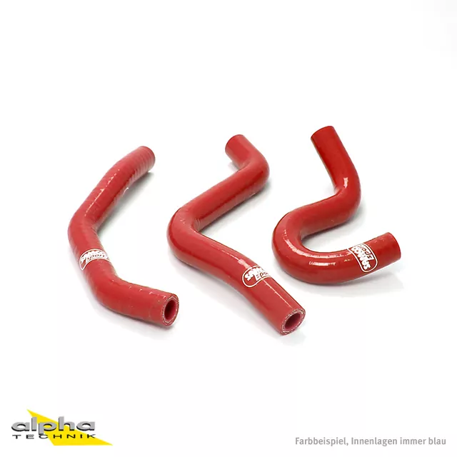 SAMCO SPORT Siliconschlauch Kit rot für Honda CR80R Modelljahr 1998-2012