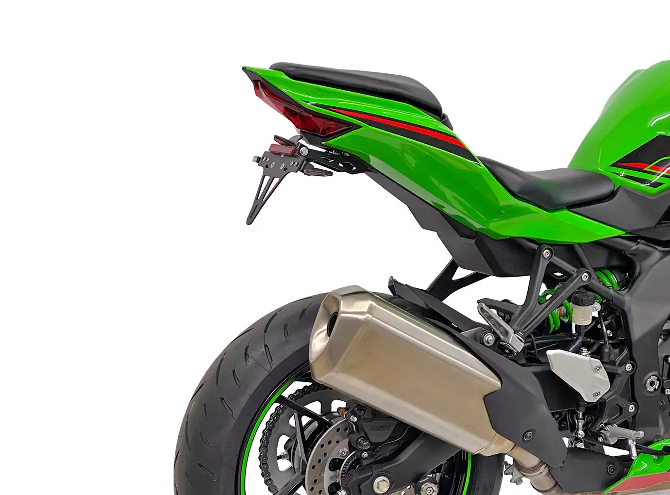 alpha Technik Kennzeichenhalter für Kawasaki Ninja ZX4-R / ZX-4RR Modelljahr 2024-