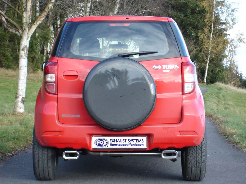 Daihatsu Terios J2 4x4  Endschalldämpfer Ausgang rechts/links - 135x80 Typ 53 rechts/links