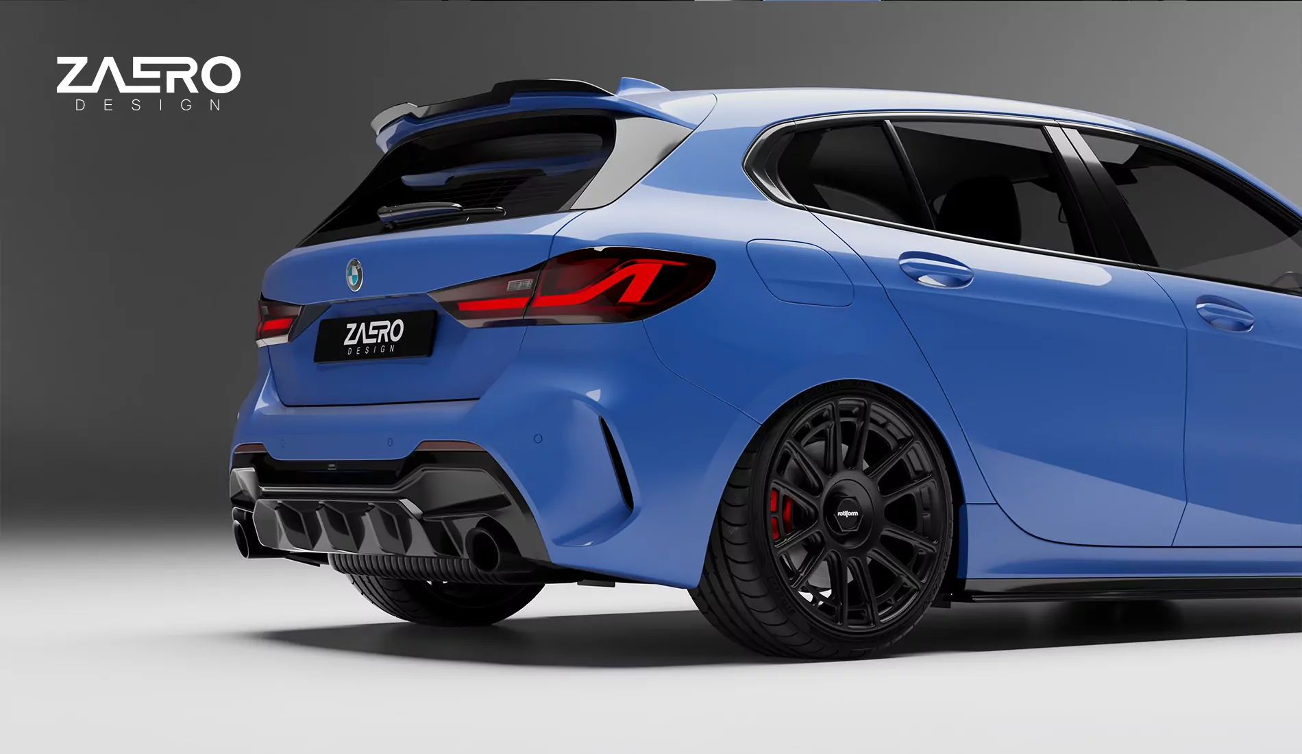 EVO-1 Diffusor für BMW 1er F40 - 120 | 125 | 128ti | M135