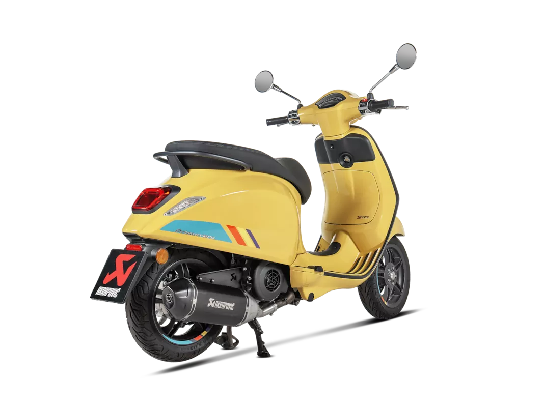 Akrapovic Slip-On Line (SS) Auspuff für Vespa Primavera 125 S Touring 2025- (Euro 5+)