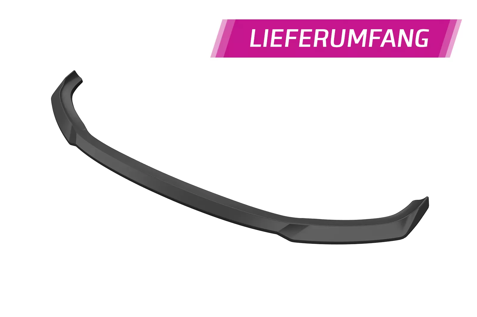 Cup-Spoilerlippe mit ABE für BMW X1 (F48) CSL662 Schwarz Strukturiert