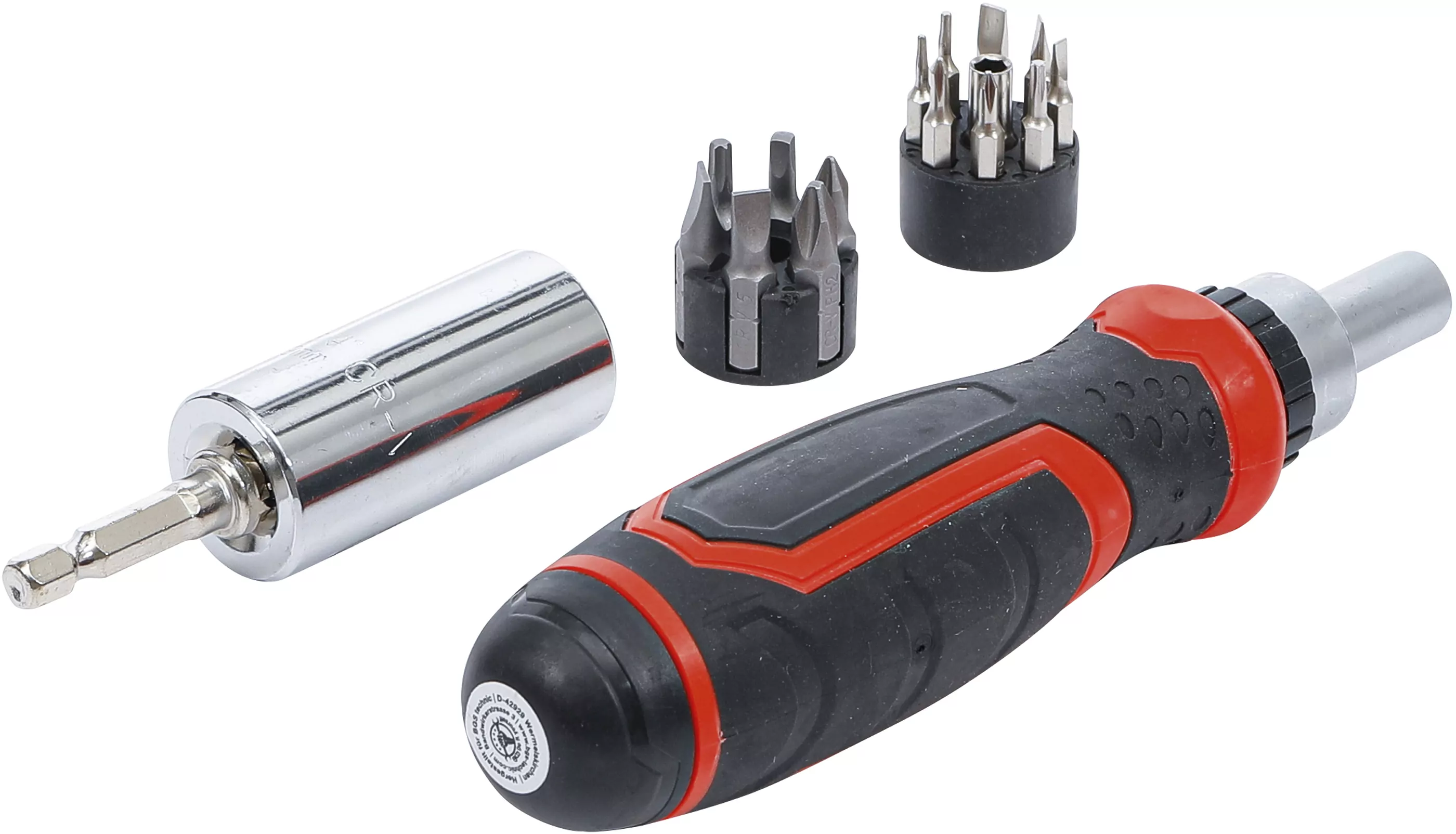 Präzisions-Bit- / Multi-Einsatz-Satz | mit Ratschen-Drehgriff für Bits, umschaltbar | 17-tlg.