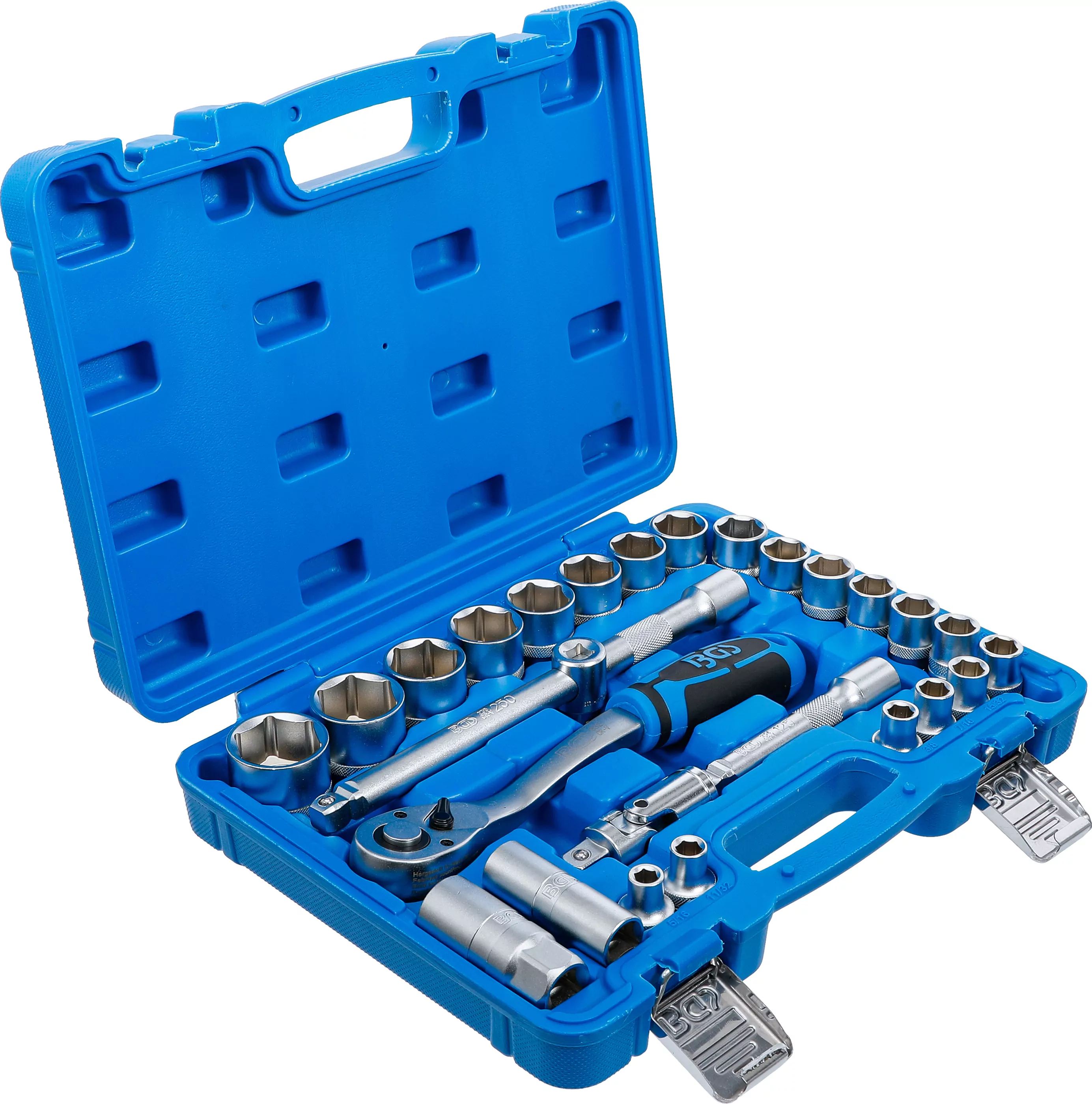 Steckschlüssel-Satz | Antrieb 12,5 mm (1/2") | Zollgrößen | 27-tlg.