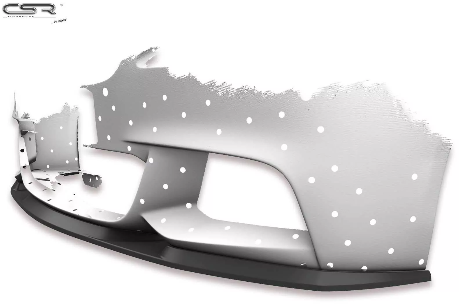 Cup-Spoilerlippe mit ABE für BMW 5er F10/F11 M-Paket CSL412-M Carbon Look (matt)