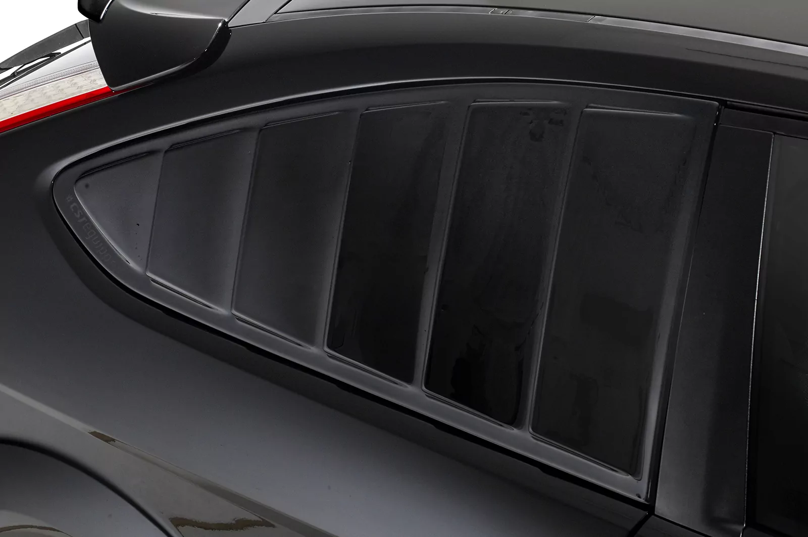 Seitenscheibenblenden für Ford Focus MK2 3-Türer SSB002 Schwarz Strukturiert