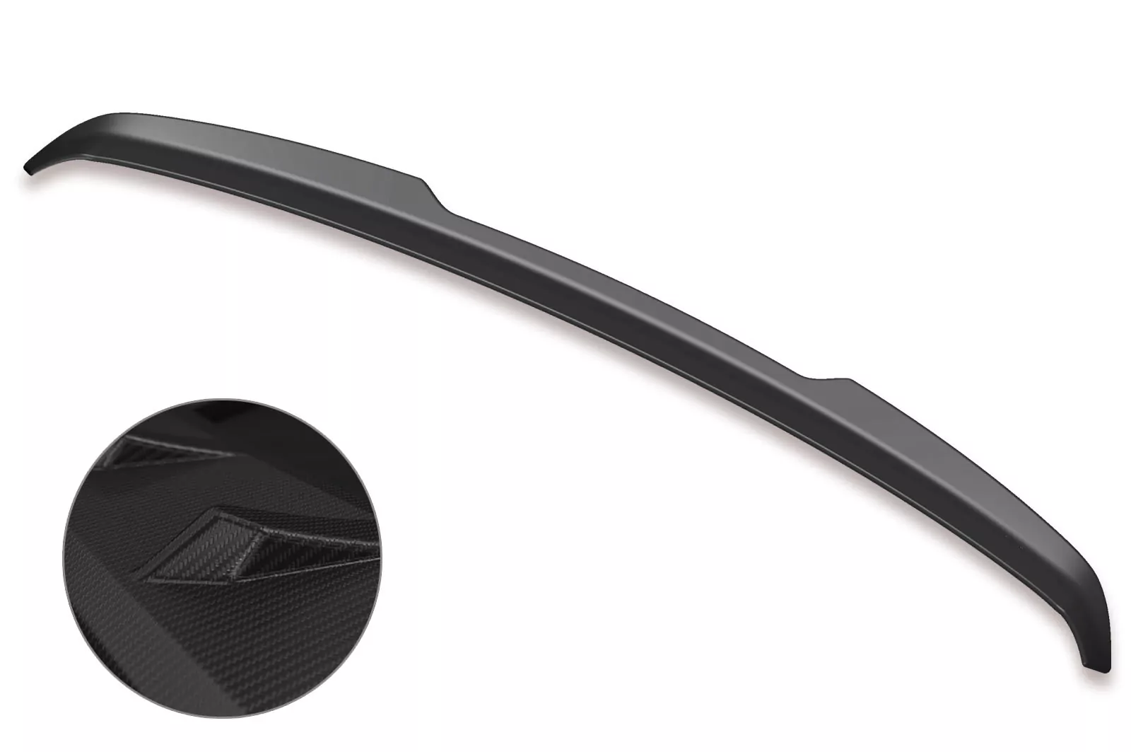 Heckflügel mit ABE für VW Polo IV (9N, 9N2, 9N3) HF613-M Carbon Look (matt)