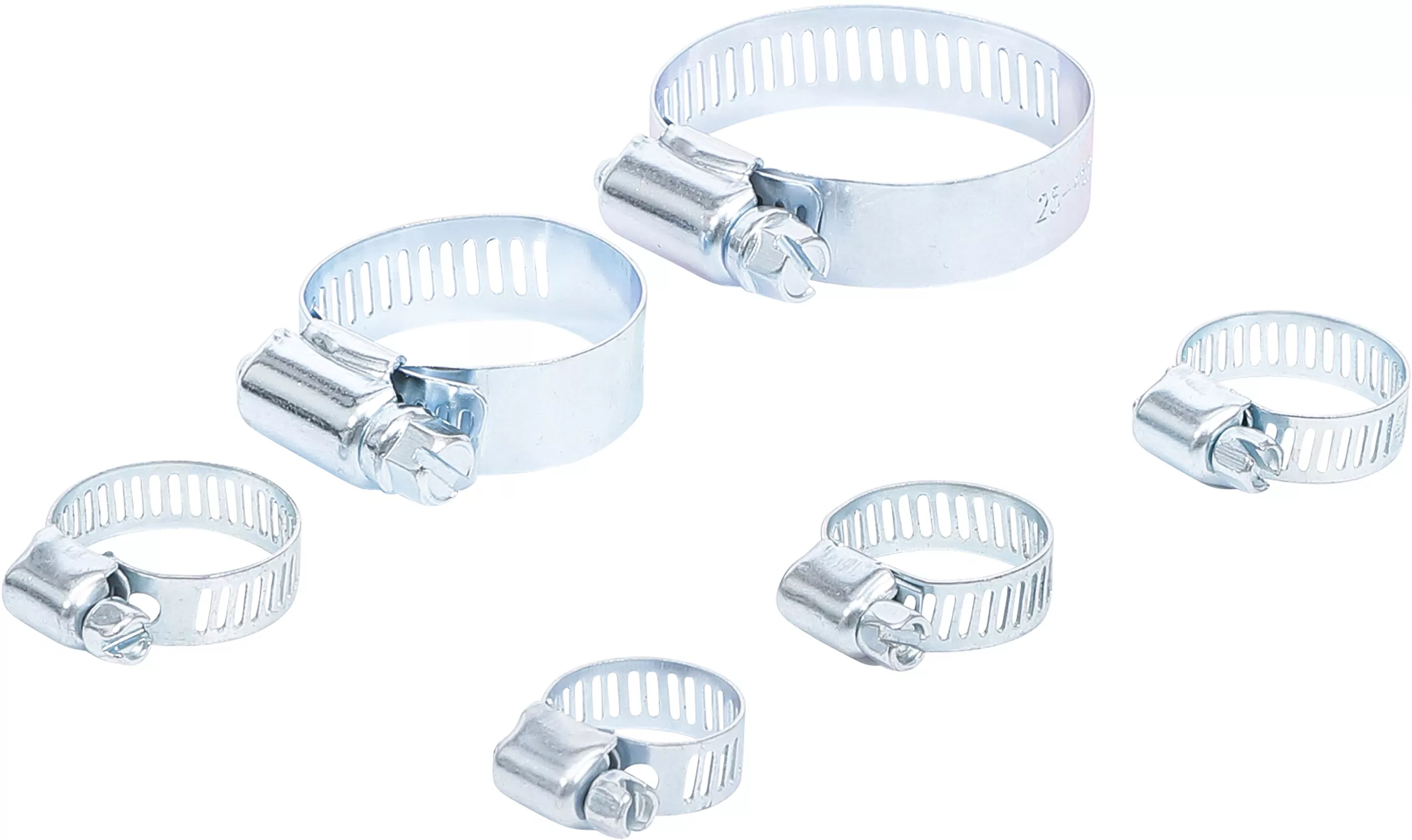 Schlauchklemmen-Sortiment | Ø 4 - 45 mm | 6-tlg.