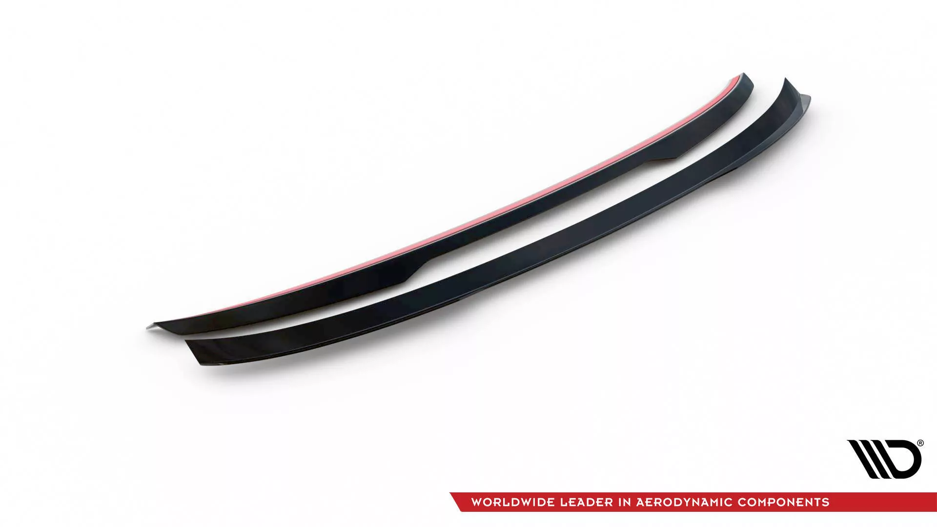 Spoiler CAP Für Audi A3 S-Line Limousine / S3 Limousine 8Y Facelift Schwarz Hochglanz