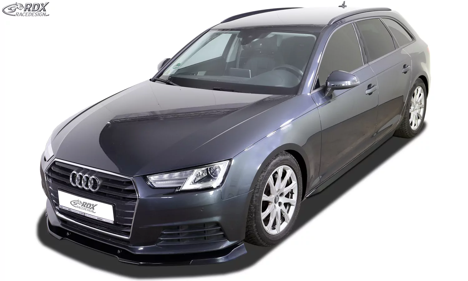 RDX Frontspoiler VARIO-X für AUDI A4 8W B9 (-2019) Frontlippe Front Ansatz Vorne Spoilerlippe