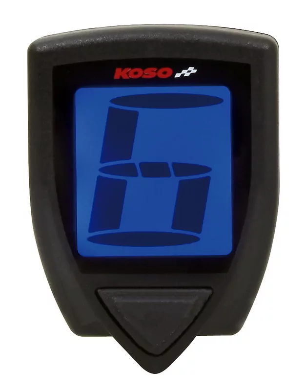 KOSO Super Slim Style Gear Indicator Universal Black