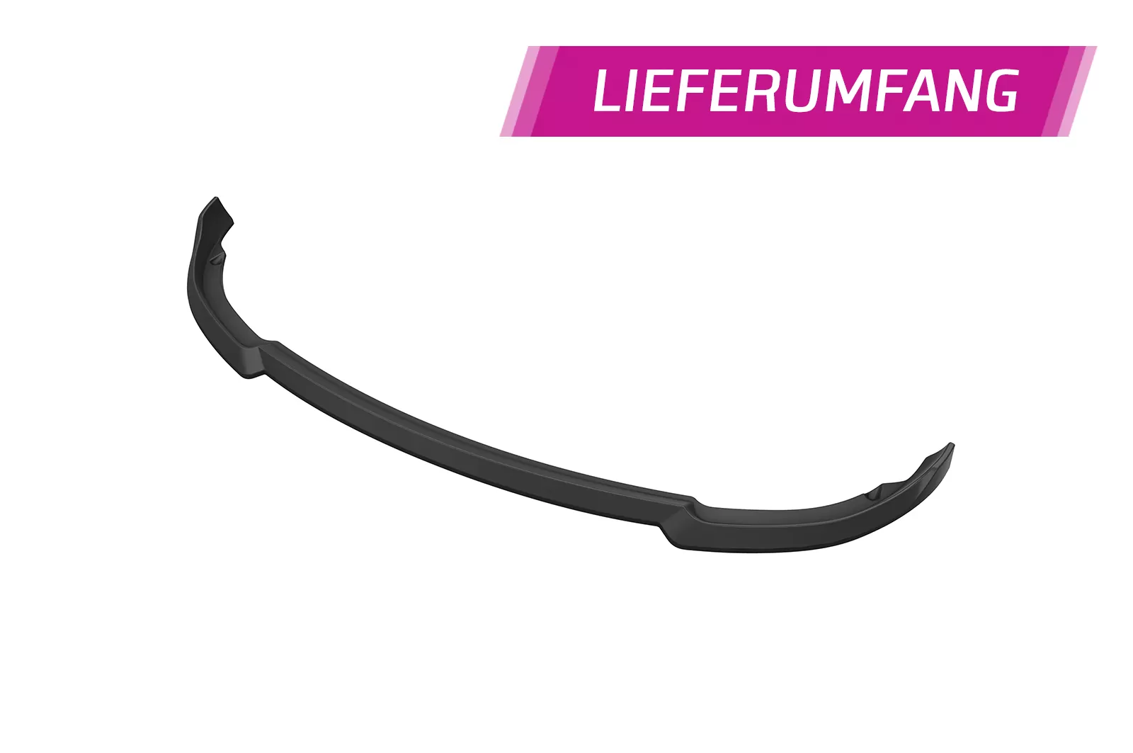 Cup-Spoilerlippe mit ABE für FWM ORA Funky Cat / Haomao GT CSL848 Schwarz Strukturiert