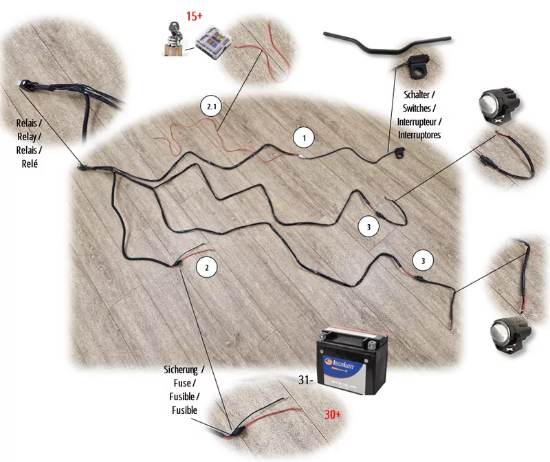HIGHSIDER pro Typ 160 Kabelbaum Für Nebelscheinwerfer