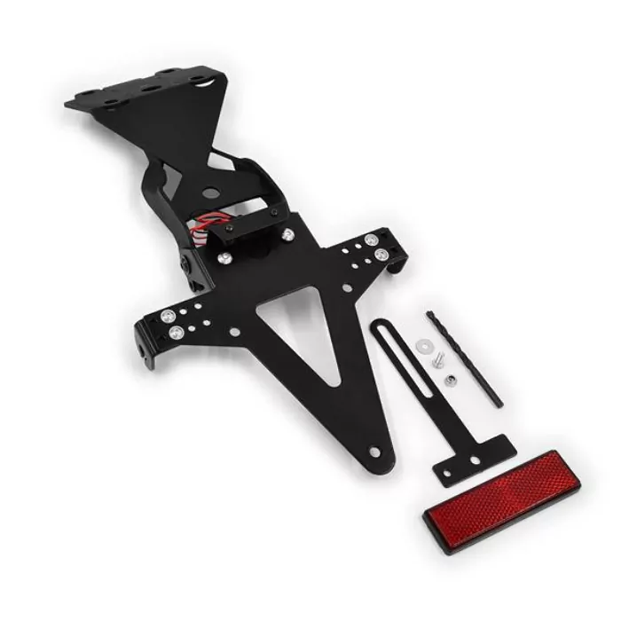Kennzeichenhalter-Set | SUZUKI GSX-S/R 125 | 17-19 verstellbar | inklusive Reflektor | Halter | KZB