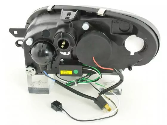 Scheinwerfer Set Daylight LED TFL-Optik Citroen Saxo Bj. 00-02 chrom