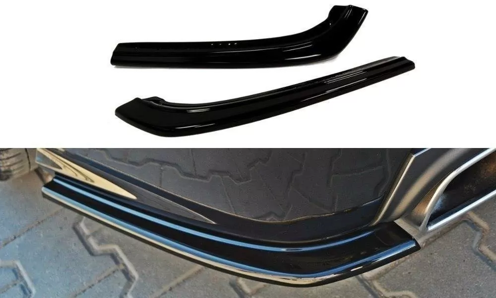 Heck Ansatz Flaps Diffusor Passend Für Diffusor Passend Für AUDI S8 D3 Schwarz Hochglanz Schwarz Hochglanz