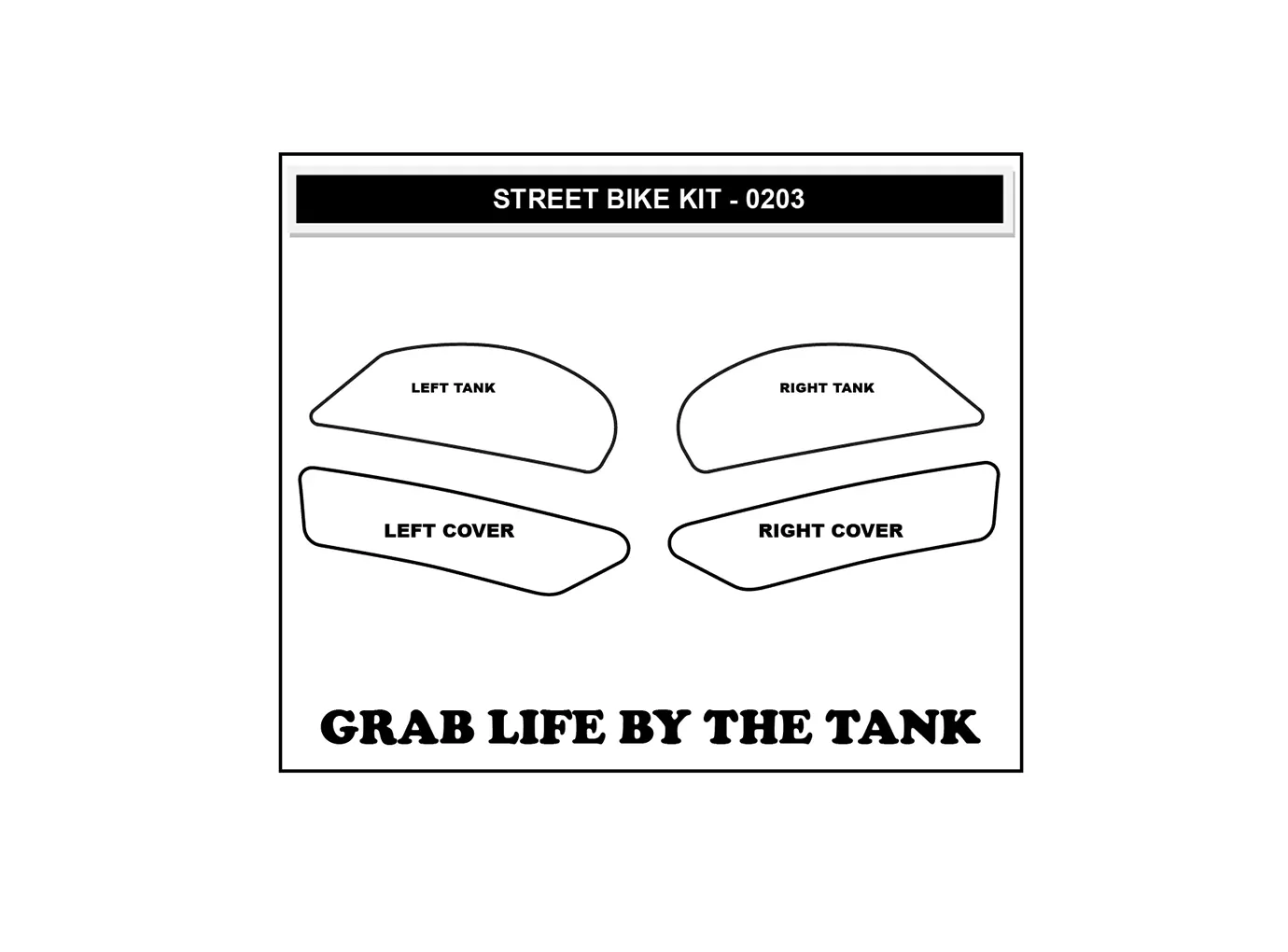Stompgrip Tank Pad klar Volcano für Yamaha MT-10 2022-2023