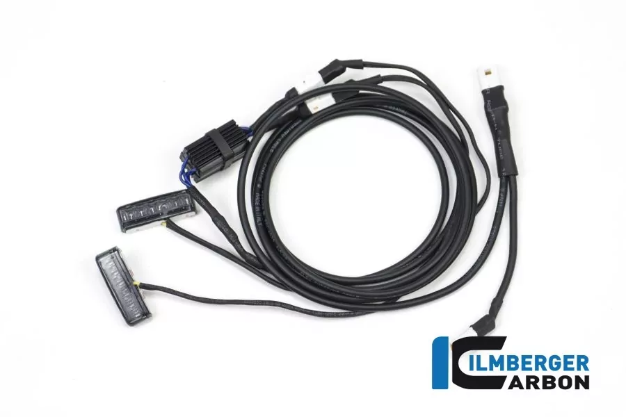 Ilmberger Carbon Kabelsatz zur Verlegung des Kennzeichenträgers