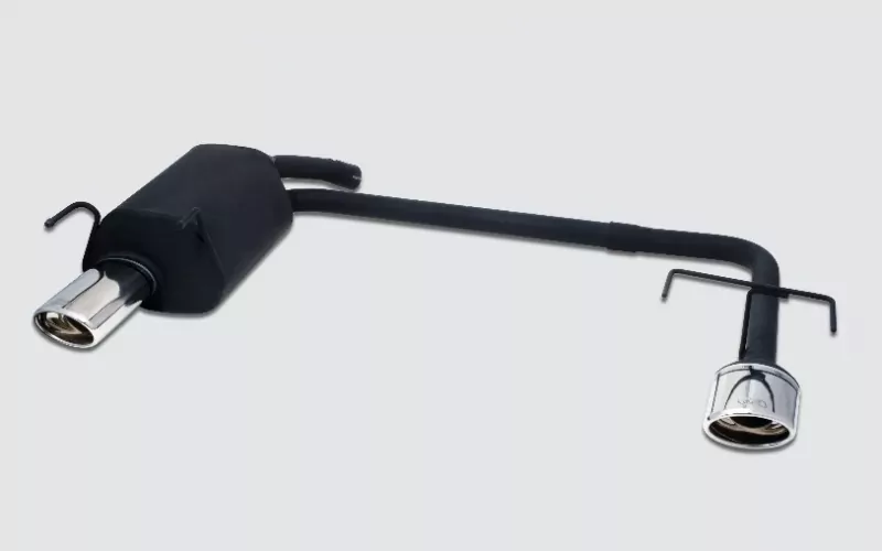 Ulter Sportauspuff für Opel Vectra C HB z wycięciem z zderzaku  mit dem Ausschnitt in StoBstange 2002-2008 - 2 Duplex Endrohre Oval 120×80