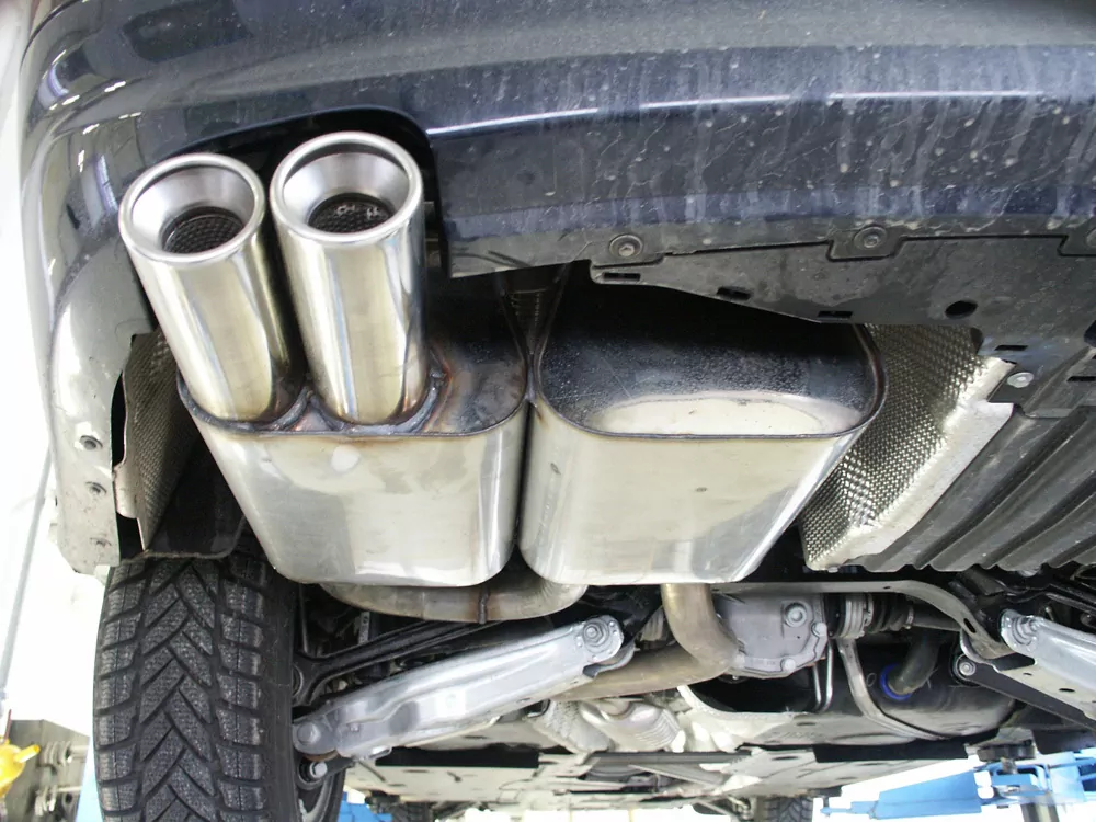 BMW E90/91 318i/ 320i  Endschalldämpfer - 2x76 Typ 13