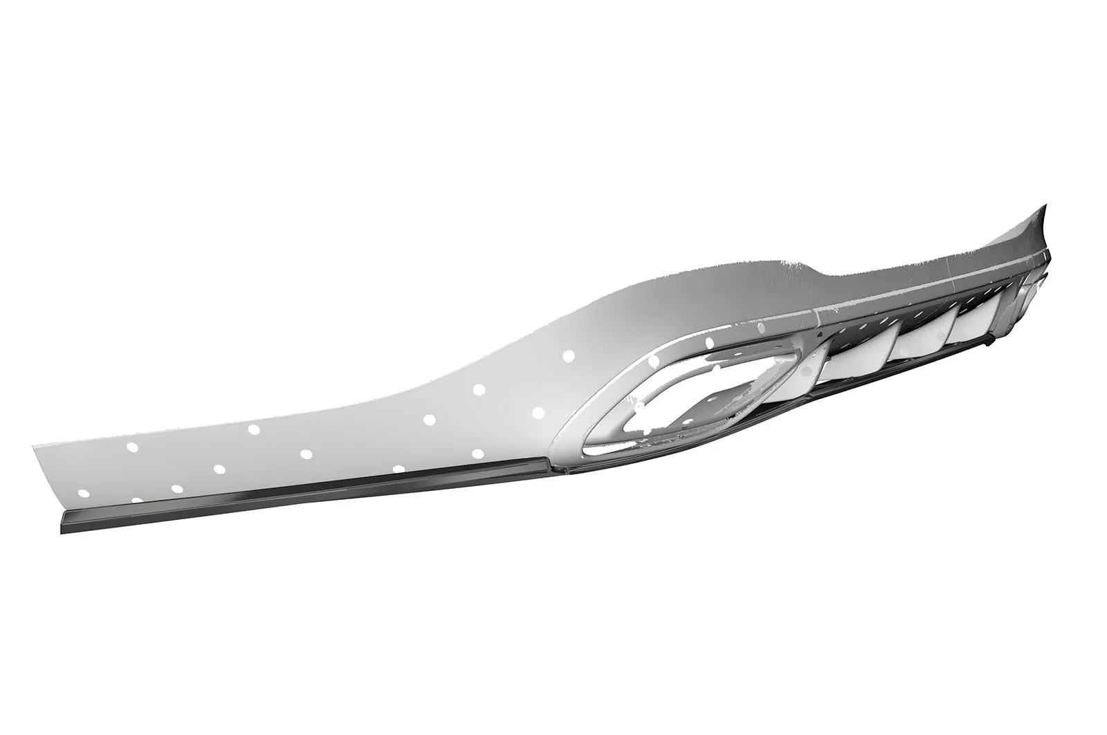 Heckansatz für Mercedes Benz CLA X118 AMG-Line HA265-M Carbon Look (matt)