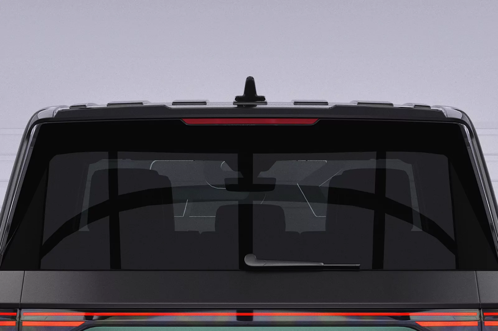 Heckflügel mit ABE für VW ID.Buzz HF160 Schwarz Strukturiert