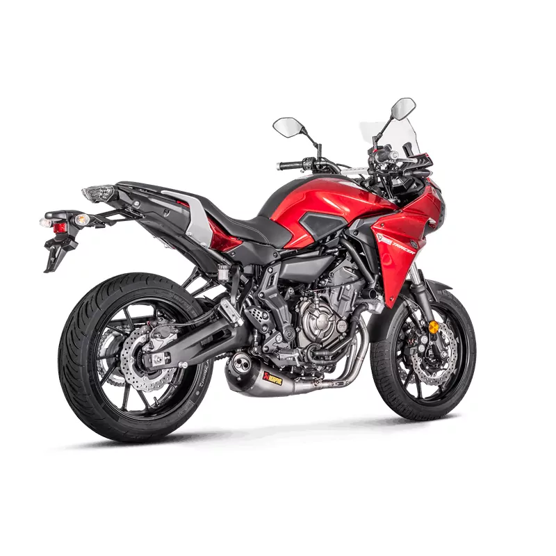 Akrapovic Racing Line (Titanium) MT-07 Auspuffanlage für Yamaha MT-07/FZ-07 2014- TRACER 700 2016-2019 XSR700/Xtribute 2016-