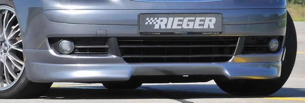 Rieger Spoilerlippe für VW Touran (1T) - Van 03.03-10.06 (bis Facelift) carbon optik