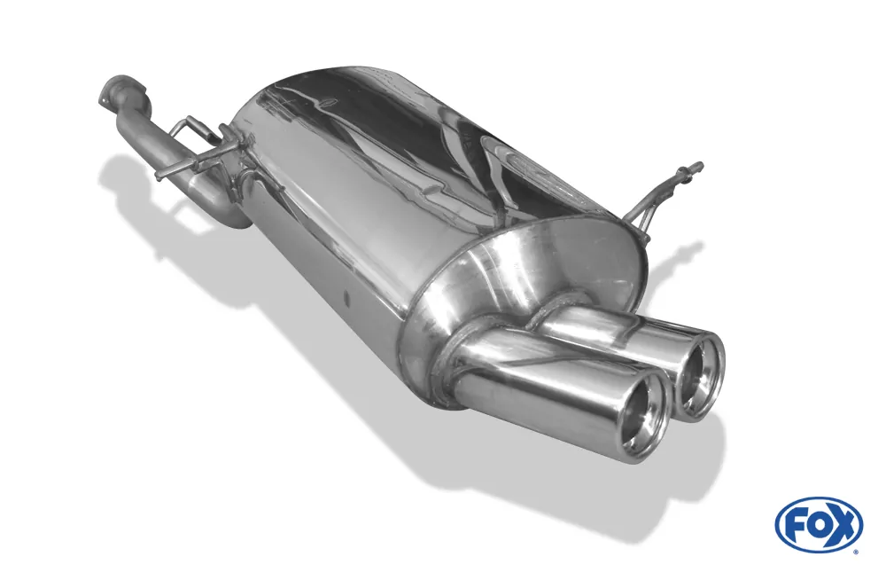 BMW E36 316Ti  Endschalldämpfer - 2x80 Typ 13