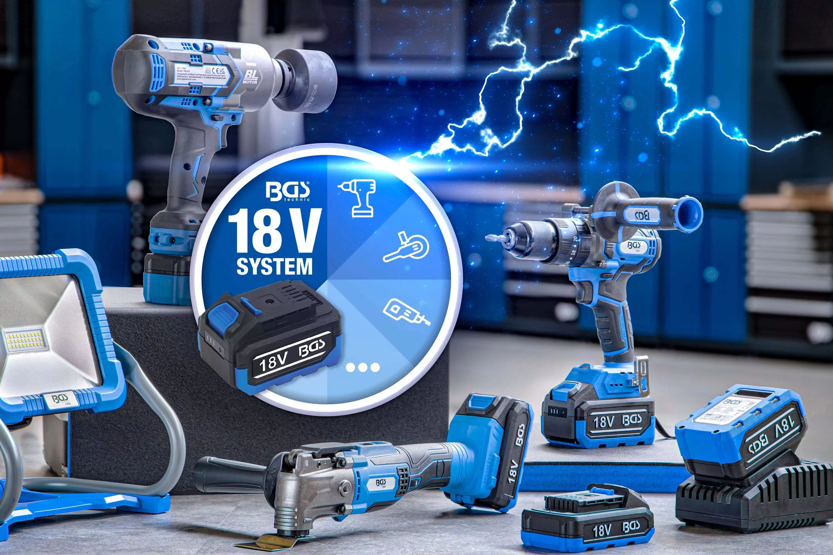 Akku | 5,0 Ah | für BGS 18-V-Akku-System