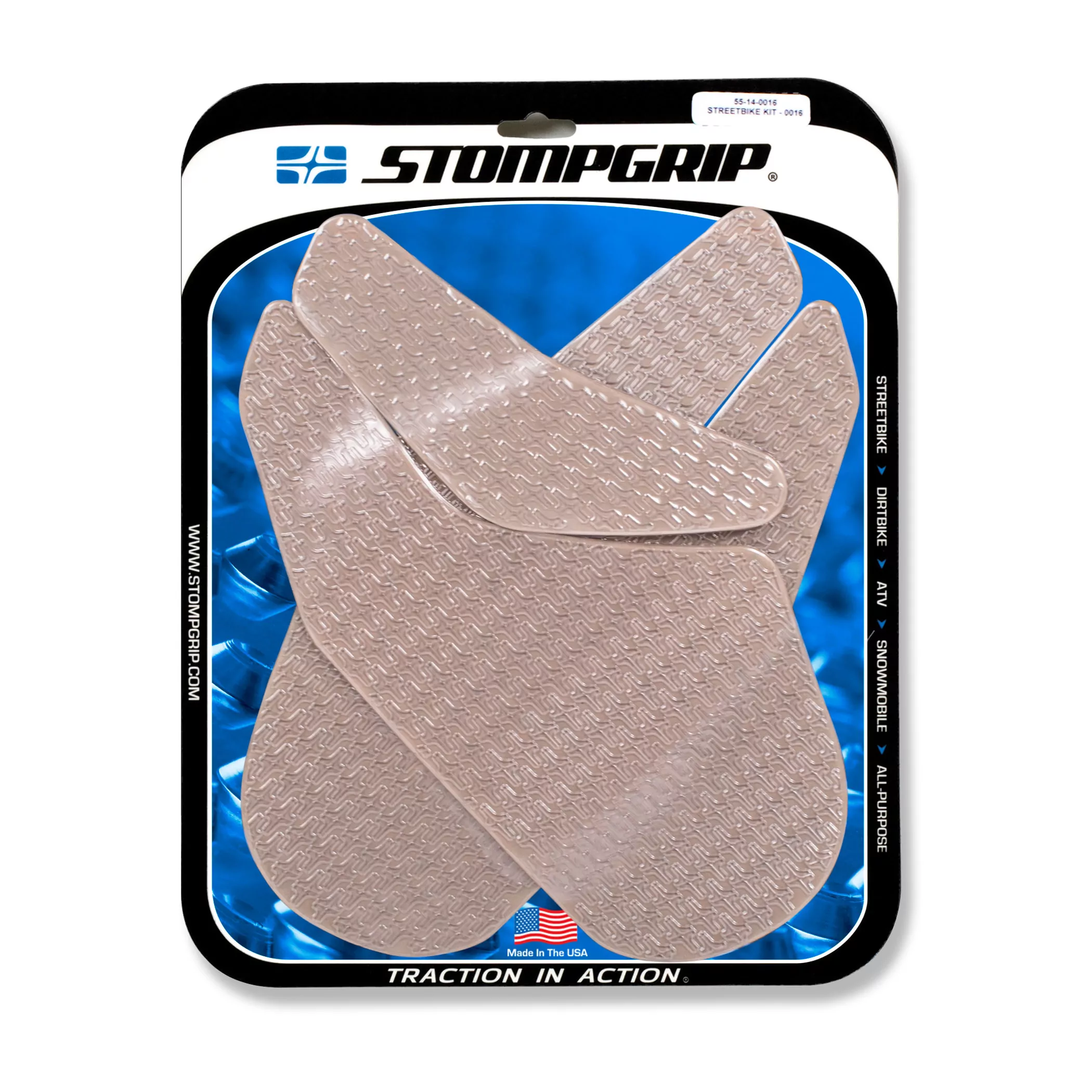 Stompgrip Traction Pad Icon für Honda CBR1000 RR 04-07 Klar