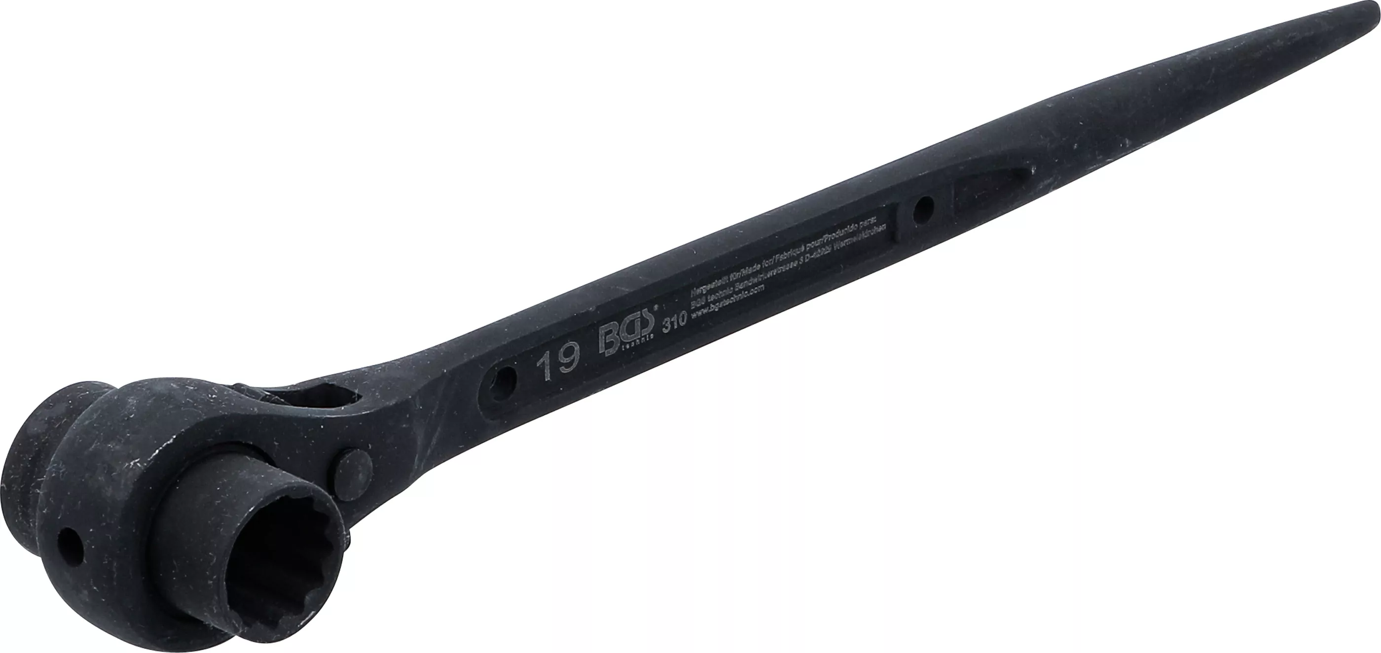 Gerüstbauer-Knarre | SW 19 x 22 mm