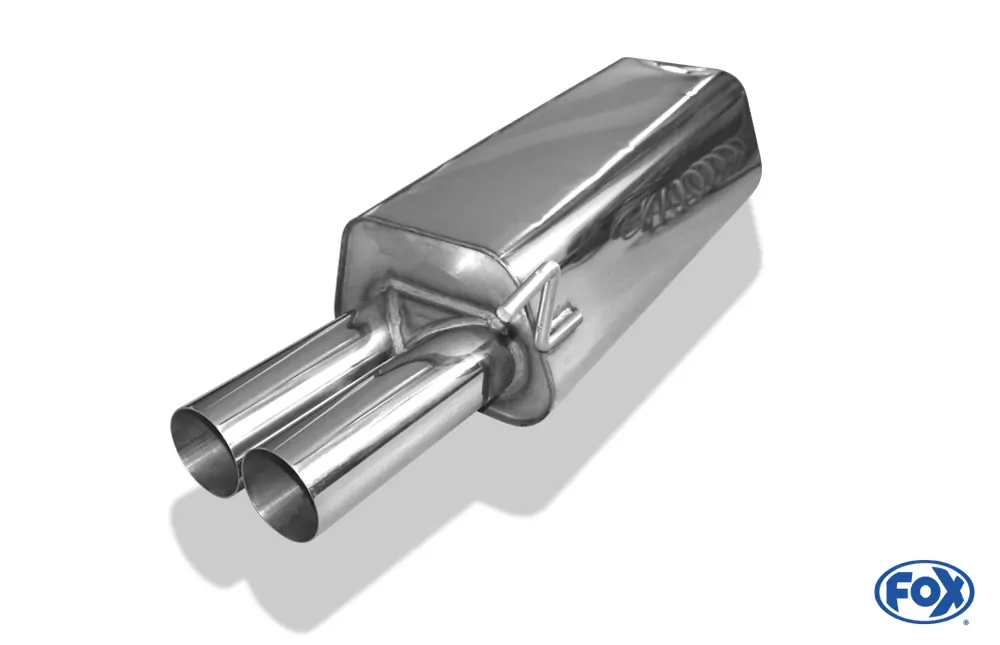 Audi 80 Typ B4 Limousine & Avant  Endschalldämpfer Ø63,5mm - 2x76 Typ 10